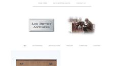 Desktop Screenshot of leedowdyantiques.com